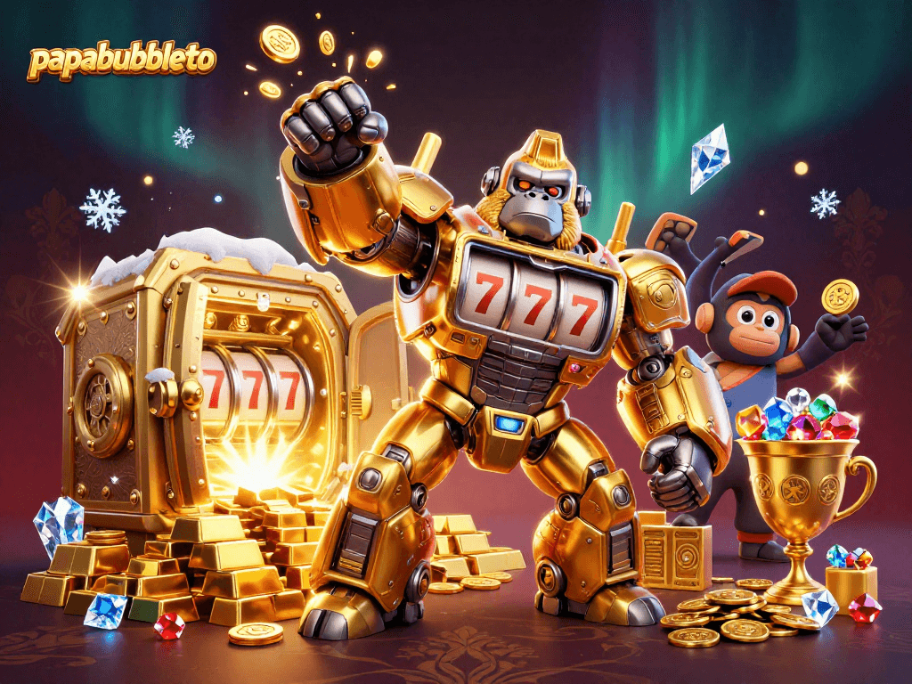 Experience exciting wins with papabubbleto as slots and treasures explode in a dynamic casino scene.