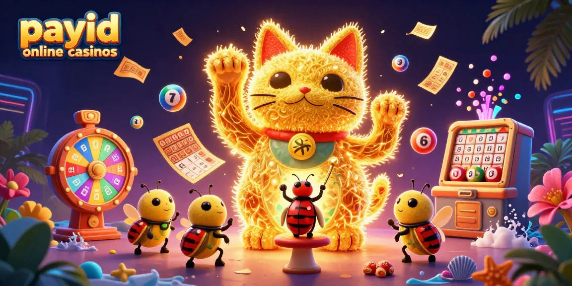 Experience the excitement of payid online casinos with dynamic, colorful casino elements.